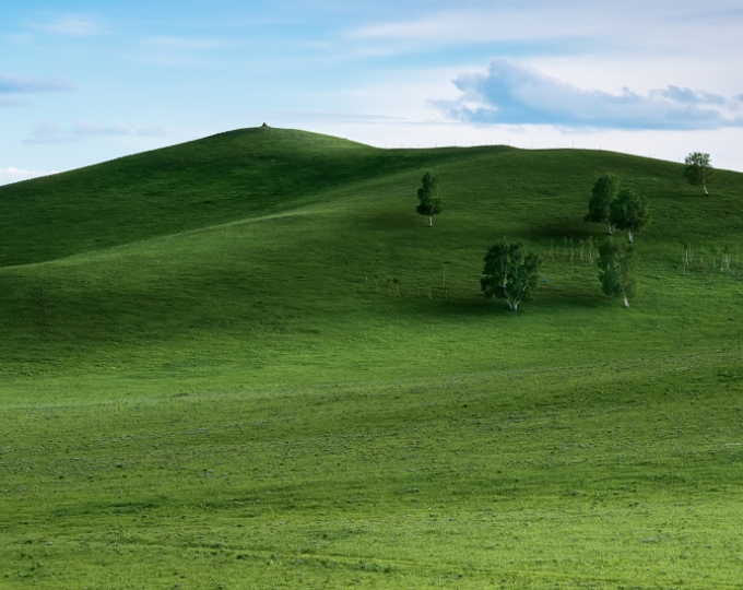 Tranquil Hills: Nature Photography